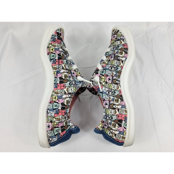 Bobs Skechers Beach Bingo Dogs Low Top Shoes Sneakers Womens Size 9.5 113036 - Picture 9 of 12